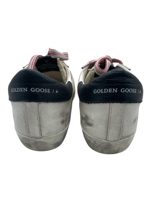 Golden Goose Shoe Size 40 White, Beige & Red Leather & Textile Low Top Sneakers White, Beige & Red / 40