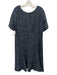 St. John Couture Size 14 Black, Blue & Green Polyester & Wool Blend Sequin Dress Black, Blue & Green / 14