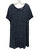St. John Couture Size 14 Black, Blue & Green Polyester & Wool Blend Sequin Dress Black, Blue & Green / 14