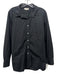 Ann Mashburn Size XL Black Cotton Long Sleeve Button Up Poplin Shirt Top Black / XL