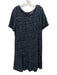 St. John Couture Size 14 Black, Blue & Green Polyester & Wool Blend Sequin Dress Black, Blue & Green / 14