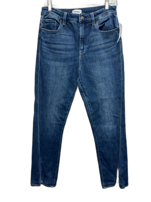 Pistola Size 30 Medium dark wash Cotton Blend Denim Ankle Slits Jeans Medium dark wash / 30
