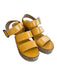 Donald Pliner Shoe Size 9 1/2 Mustard Yellow Manmade Material Ankle Strap Shoes Mustard Yellow / 9 1/2