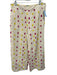 Anthropologie Size 10 Cream & Multi Cotton Pockets Cropped Clip Dot Pants Cream & Multi / 10