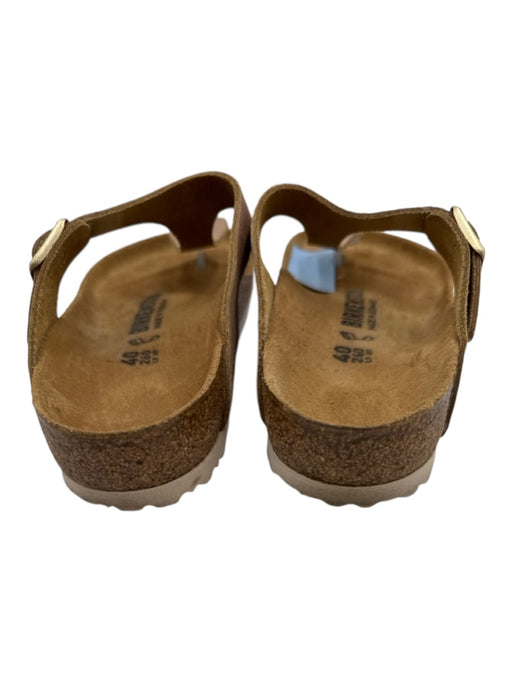 Birkenstock Shoe Size 9 Pink & Beige Leather Thong Sandals Pink & Beige / 9