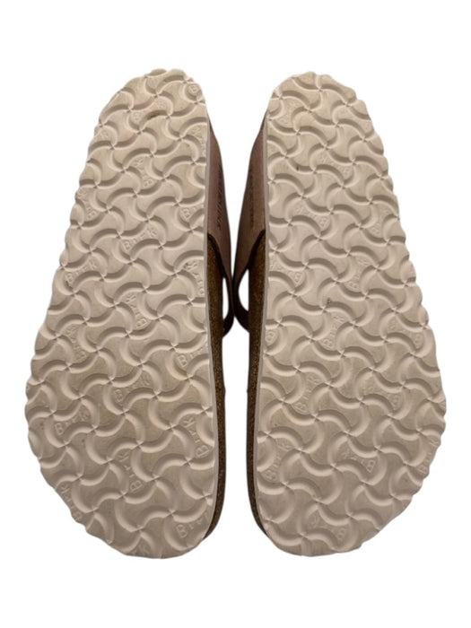 Birkenstock Shoe Size 9 Pink & Beige Leather Thong Sandals Pink & Beige / 9