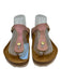 Birkenstock Shoe Size 9 Pink & Beige Leather Thong Sandals Pink & Beige / 9