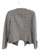 Kobi Halperin Size Medium Black & White Cotton Blend Chevron Print Jacket Black & White / Medium