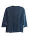 Lafayette 148 Size 8 Black Viscose Front Button Round Neck Ruffle Detail Jacket Black / 8