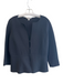 L. K. Bennett Size Large Black Viscose round split neck Hook & Eye Jacket Black / Large