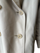 Burberry Tan Polyester & Rayon Belt Pockets Plaid Lining Knee length Trenchcoat Tan / 10R