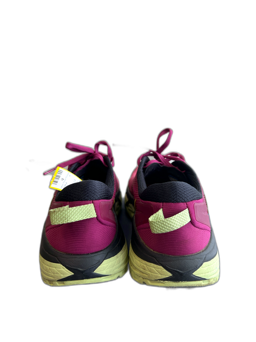 Hoka Shoe Size 10 Purple Nylon Low Top lace up Round Toe Sneaker Shoes Purple / 10