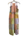 Celia B Size M Multi Cotton Plaid Sleeveless Ruffle Detail Heart Dress Multi / M