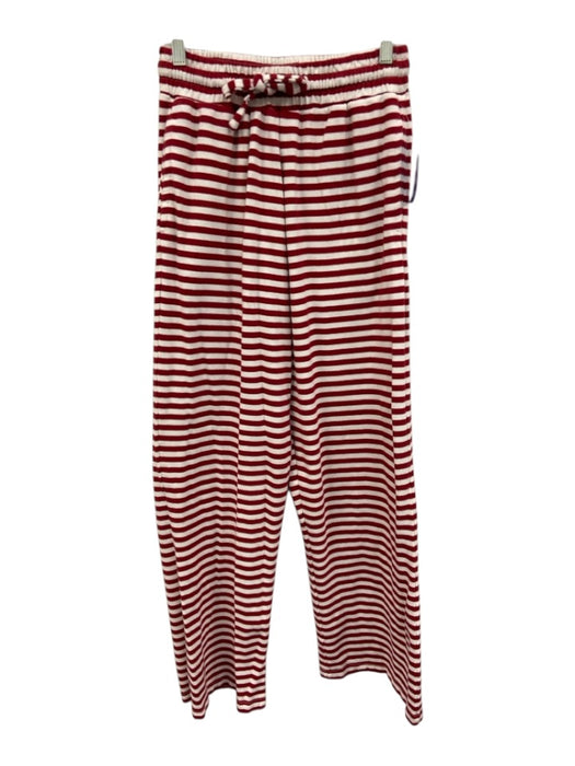 Daily Drills Size XS/S Red & White Cotton Elastic & Drawstring Waist Pants Red & White / XS/S
