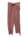 Daily Drills Size XS/S Red & White Cotton Elastic & Drawstring Waist Pants Red & White / XS/S