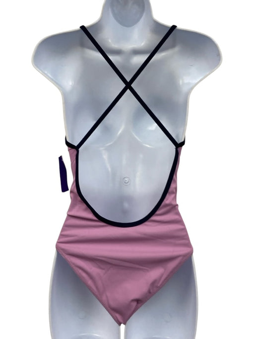 Caroline Constas Size S Purple & Navy Polyester Spaghetti Strap swimwear Purple & Navy / S