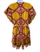 Zimmermann Size 4 Yellow & Pink Cotton Terry Cloth Abstract Logo Jumper Yellow & Pink / 4