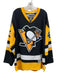 Reebok Size L Black & Yellow Synthetic Solid Jersey Men's Long Sleeve Shirt Black & Yellow / L