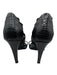 Balenciaga Shoe Size 37 Black Leather Upper Gold Tone Zipper Whipstitch Sandals Black / 37