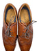 Florsheim Shoe Size 10.5 Dark Brown Leather Wingtip Lace Up Men's Loafers Dark Brown / 10.5