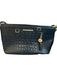 Brahmin Black & Silver Leather Croc Embossed Top Handles Rectangle SHW Bag Black & Silver / M