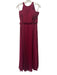 Celeb Size Est S Red Pleated Sleeveless high neck Padded Gown Red / Est S