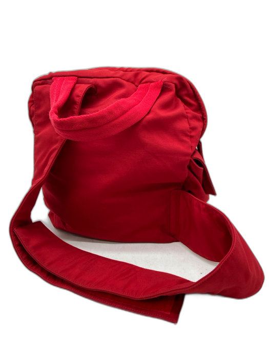 Prada Red Nylon Zip Close Crossbody Bag Red / S
