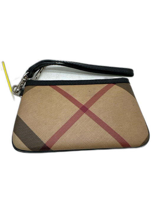 Burberry Tan & multi Coated Canvas Zip Close Wristlet Wallets Tan & multi