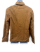 Sandro Size S Brown Cotton Solid Buttons Men's Jacket Brown / S