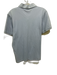 Sandro Size S Light blue Cotton Solid Polo Men's Short Sleeve Light blue / S