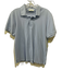 Sandro Size S Light blue Cotton Solid Polo Men's Short Sleeve Light blue / S