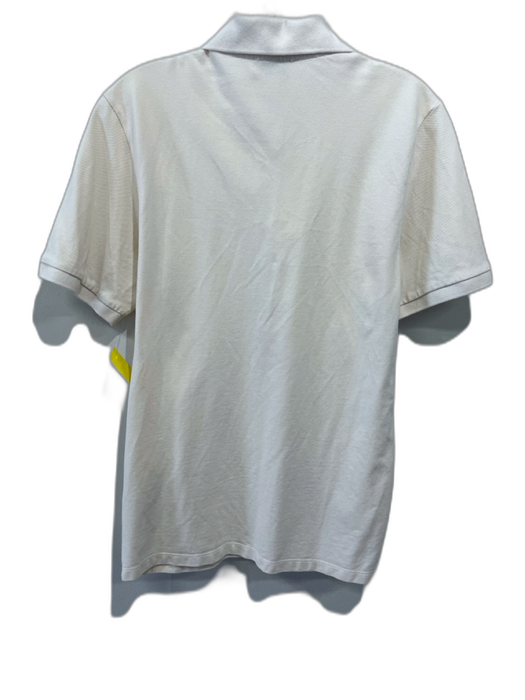 Sandro Size S Beige Cotton Solid Polo Men's Short Sleeve Beige / S