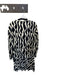 Zara Size L black and white Animal Print Long Sleeve Collar Button Up Skirt Set black and white / L