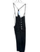 Pilcro Size 27 Black Cotton Blend Denim Adjustable Overalls Pockets Romper Black / 27