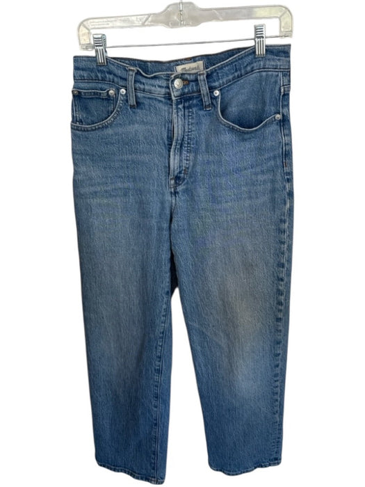 Madewell Size 28 Medium Wash Cotton Wide Leg Jeans Medium Wash / 28