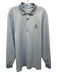 Fairway & Greene Size L Light blue Synthetic Solid Polo Men's Long Sleeve Shirt Light blue / L