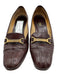 Gucci Shoe Size 39.5 Brown Leather Block Heel Goldtone Hardware Pumps Brown / 39.5