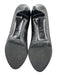 Chanel Shoe Size 40 Black Leather Cap Toe Kitten Heel Slip On Pumps Black / 40