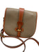 Dooney & Bourke Olive Leather Crossbody Strap Gold Hardware contrast stitch Bag Olive / Mini
