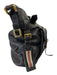Burberry Dark Brown Leather Zip Close Gold Tone Hardware Messenger Bag Dark Brown