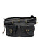 Burberry Dark Brown Leather Zip Close Gold Tone Hardware Messenger Bag Dark Brown