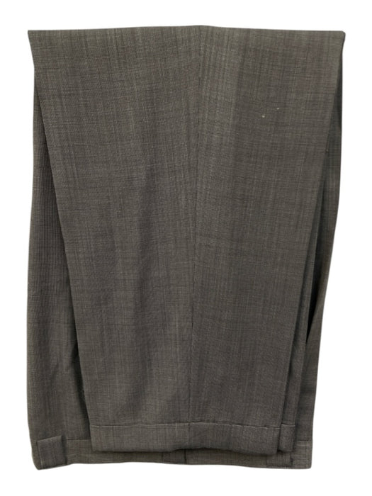 Giorgio Armani Gray Wool Blend Micro Double Breasted Men's Suit Gray / 44