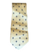 Gucci Vintage Beige Silk Square Men's Ties Beige