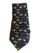 Dior Navy & Yellow Silk Floral Men's Ties Navy & Yellow