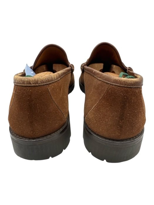Gucci Shoe Size 9 Brown Suede Stacked Heel Loafer Baby Doll Men's Shoes Brown / 9