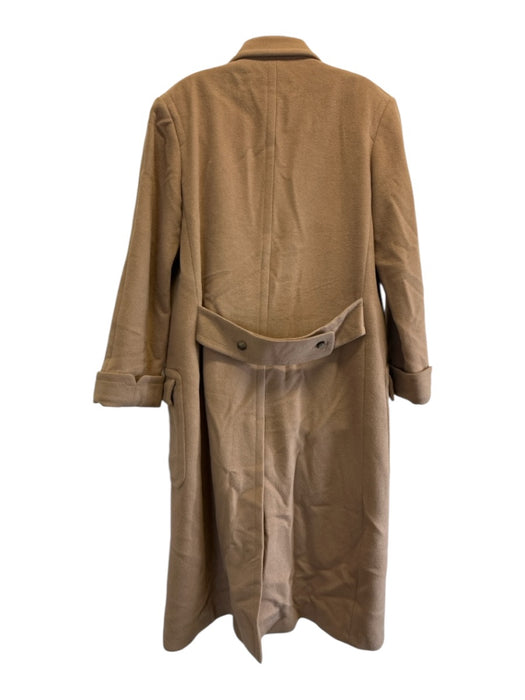 Ralph Lauren Size 14 Tan Brown Camel Hair Double Breasted Button Front Coat Tan Brown / 14