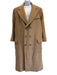 Ralph Lauren Size 14 Tan Brown Camel Hair Double Breasted Button Front Coat Tan Brown / 14