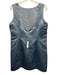 J. Crew Size 16 Slate Blue Polyester Satin Sleeveless Scoop Back Back Zip Dress Slate Blue / 16