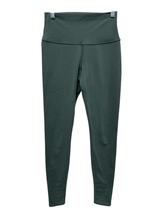 Alo Size XS Green Nylon Full Length Athletic Leggings Green / XS