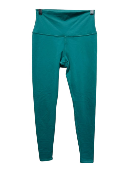 Alo Size XS Green Nylon Full Length Athletic Leggings Green / XS